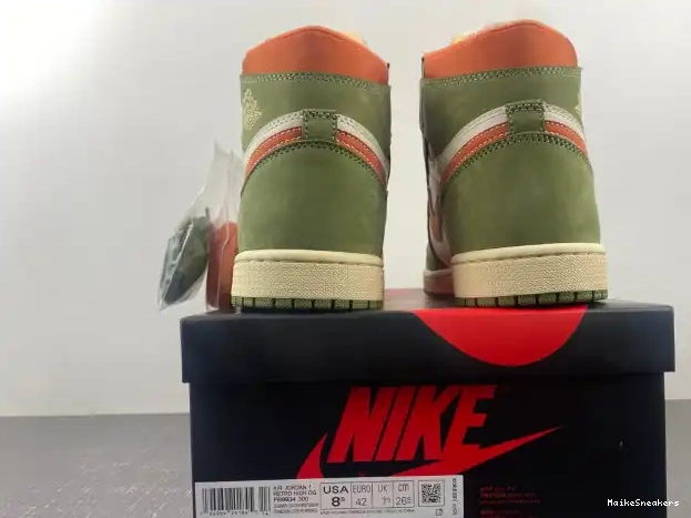 MaikeSneakers Jordan OG Celadon High FB9934-300 Air 1 Craft 0323